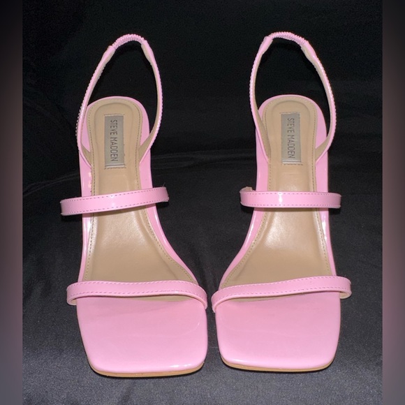 Steve Madden Pink Gracey Heeled Sandal - Picture 7 of 10